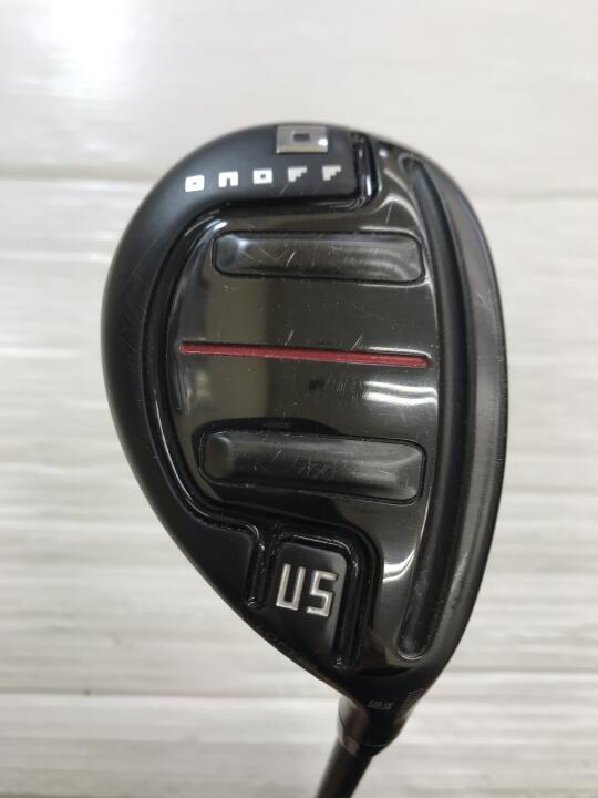 【中古】グローブライド ONOFF UTILITY WINGS AKA 2024 ユーティリティ 23° Sフレックス 39.75インチ ヘッドカバーあり SMOOTH KICK MP-524U Dランク 右利き用 GLOBERIDE ゴルフクラブ オノフ ユーティリティー