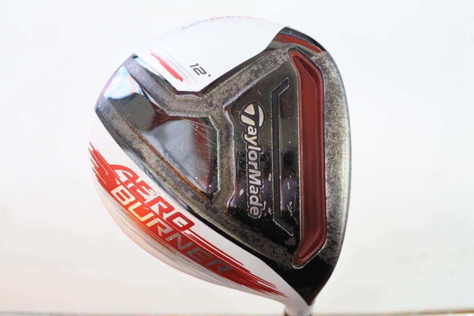 【中古】【訳あり】テーラーメイド AERO BURNER Mini Driver US ドライバー 12° Sフレックス 43.5インチ ROMBAX X 6X07 リシャフト品 Dランク 右利き用 Taylormade ゴルフクラブ エアロバーナーミニドライバ