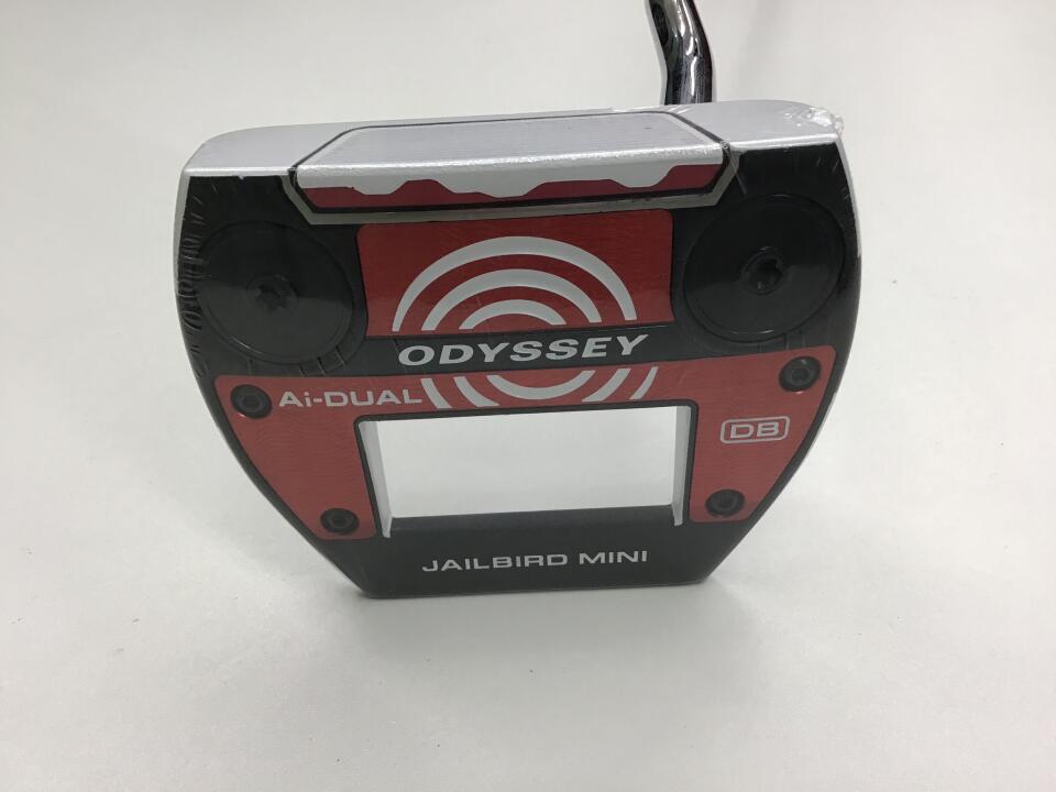 【中古】オデッセイ Ai-DUAL JAILBIRD MINI DB パター 34.0インチ ヘッドカバーあり オリジナルスチール Aランク 右利き用 ODYSSEY ゴルフクラブ ゴルフドゥ ゴルフ用品 GOLF DO 中古ゴルフクラブ