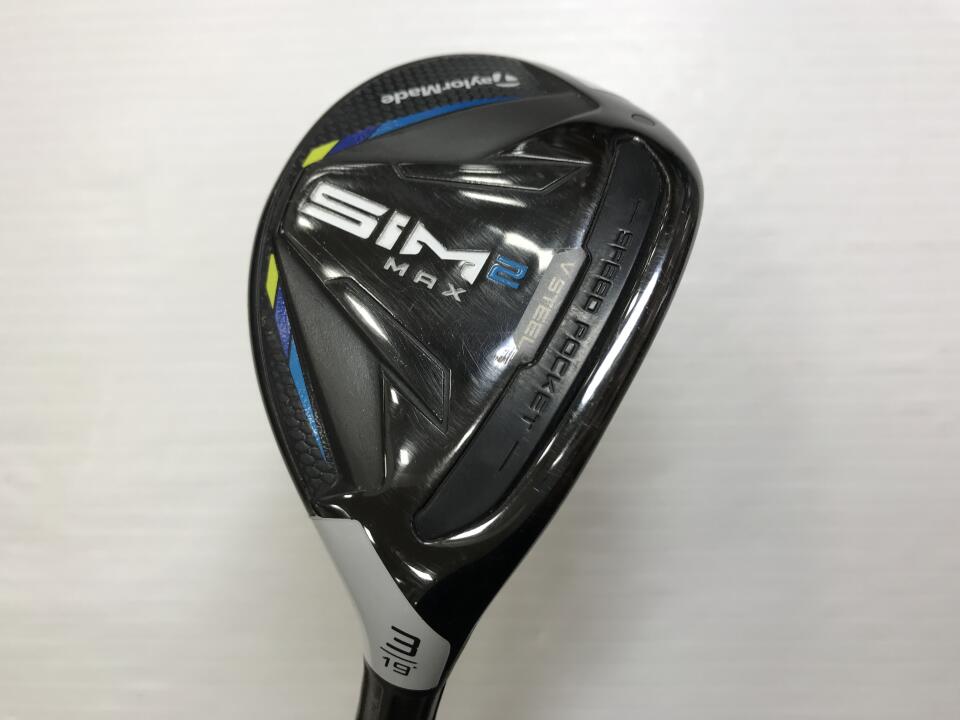 【中古】テーラーメイド SIM2 MAX ユーティリティ 19° Sフレックス 40.25インチ ヘッドカバーあり TENSEI BLUE TM60(SIM2) Cランク 右利き用 Taylormade ゴルフクラブ シム2マックス ゴルフドゥ ゴルフ用品