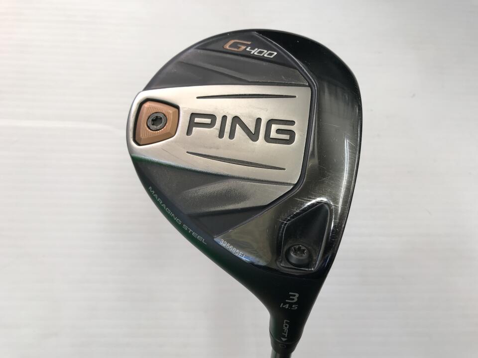 【中古】ピン G400 フェアウェイウッド 3W 14.5° Sフレックス 43.0インチ Speeder 661 EVOLUTION ４ Cランク 右利き用 PING ゴルフクラブ ゴルフドゥ ゴルフ用品 GOLF DO 中古ゴルフクラブ