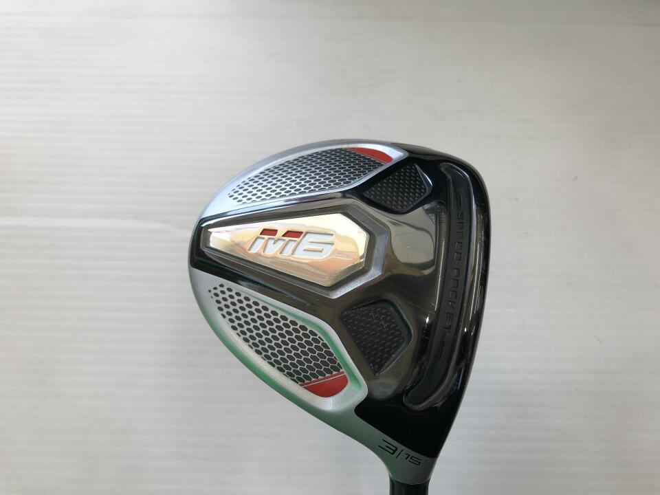 【中古】テーラーメイド M6 フェアウェイウッド 3W 15° Sフレックス 43.0インチ ヘッドカバーあり ツアーAD VR-6 Cランク 右利き用 Taylormade ゴルフクラブ ゴルフドゥ ゴルフ用品 GOLF DO 中古ゴルフ