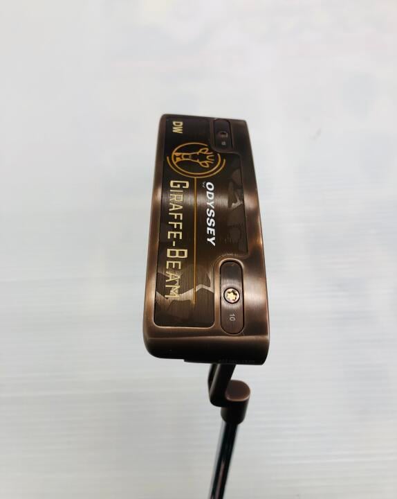 【中古】オデッセイ GIRAFFE-BEAM DOUBLE WIDE パター 34.0インチ ヘッドカバーあり オリジナルスチール Cランク 右利き用 ODYSSEY ゴルフクラブ ゴルフドゥ ゴルフ用品 GOLF DO 中古ゴルフクラブ