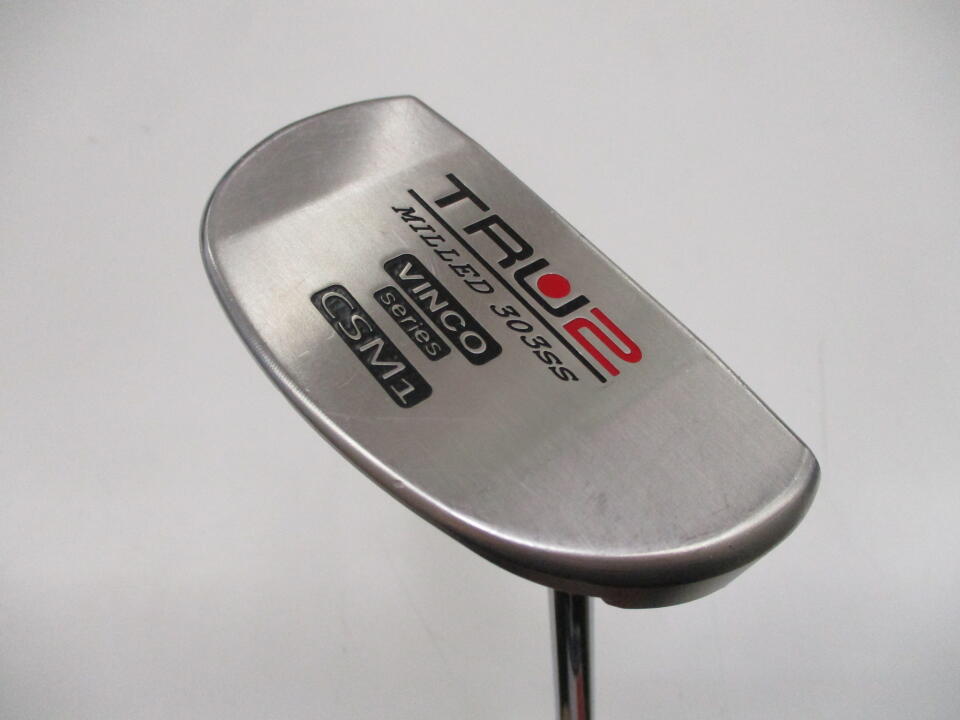 【中古】TRU2 GOLF VINCO CSM1 パター 34.0インチ ヘッドカバーあり オリジナルスチール Cランク 右利き用 ゴルフクラブ ゴルフドゥ ゴルフ用品 GOLF DO 中古ゴルフクラブ