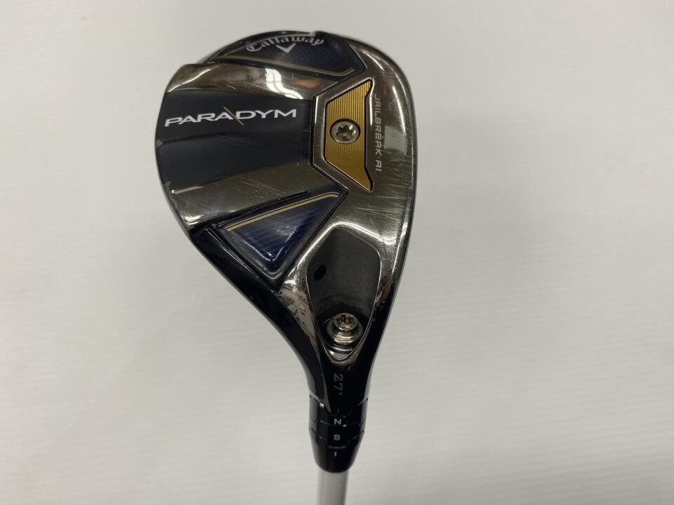 【中古】キャロウェイ PARADYM ユーティリティ 27&deg; Rフレックス 39.25インチ ヘッドカバーあり MCH70 リシャフト品 Dランク 右利き用 Callaway ゴルフクラブ パラダイム ゴルフドゥ ゴルフ用品 GOLF DO｜ゴルフ ドゥ 中古クラブ店