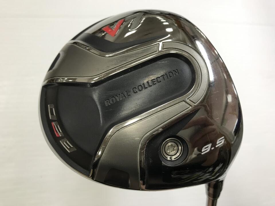 【中古】ロイヤルコレクション BBD V7 ドライバー 9.5° Sフレックス 45.5インチ ヘッドカバーあり ATTAS RC W60 Cランク 右利き用 Royal Collection ゴルフクラブ ゴルフドゥ ゴルフ用品 GOLF DO 中古ゴル