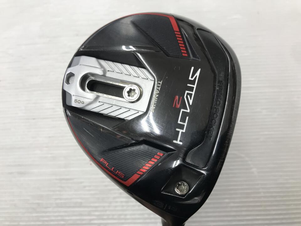 【中古】テーラーメイド STEALTH PLUS+ フェアウェイウッド 3W 15° Sフレックス 43.0インチ ヘッドカバーあり ツアーAD UB-6 Cランク 右利き用 Taylormade ゴルフクラブ ステルスプラス ゴルフドゥ ゴル