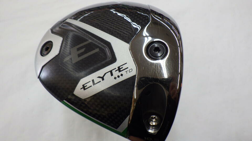 【中古】キャロウェイ ELYTE ◆◆◆ TD ドライバー 10.5° Sフレックス 45.5インチ ヘッドカバーあり ATHLEMAX 50　for callaway リシャフト品 Cランク 右利き用 Callaway ゴルフクラブ エリートトリプルダ