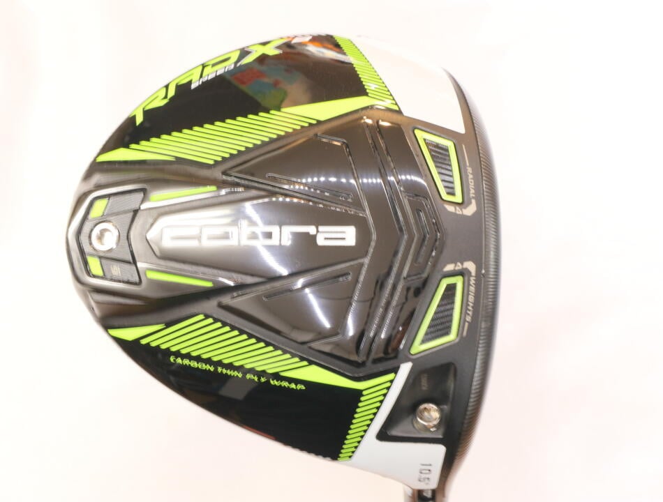 【中古】コブラ KING RADSPEED XB Black/Yellow ドライバー 10.5° Sフレックス 45.25インチ ヘッドカバーあり ATTAS　PUNCH6 リシャフト品 Cランク 右利き用 COBRA ゴルフクラブ キングラッドスピード ゴルフ 19,656円