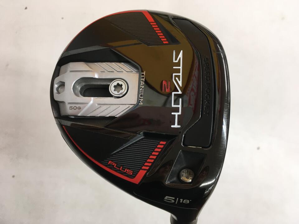 【中古】テーラーメイド STEALTH2 PLUS フェアウェイウッド 5W 18° Sフレックス 42.0インチ ヘッドカバーあり SPEEDER NX GREEN 60 Cランク 右利き用 Taylormade ゴルフクラブ ステルス2プラス ゴルフドゥ