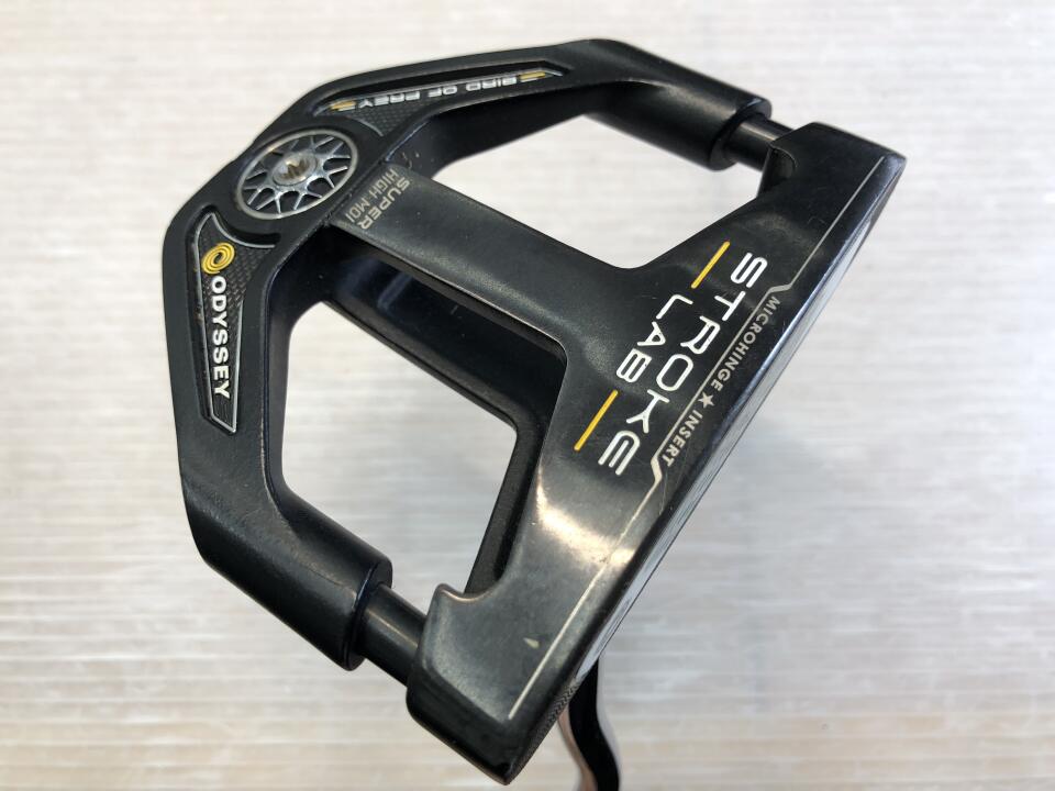 【中古】オデッセイ STROKE LAB BLACK BIRD OF PREY パター 34.0インチ ヘッドカバーあり STROKE LAB Dランク 右利き用 ODYSSEY ゴルフクラブ ゴルフドゥ ゴルフ用品 GOLF DO 中古ゴルフクラブ