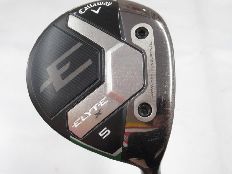 【中古】キャロウェイ ELYTE X フェアウェイウッド 5W 18° Sフレックス 42.25インチ ヘッドカバーあり ATTAS EE 335-55 リシャフト品 Cランク 右利き用 Callaway ゴルフクラブ エリートエックス ゴルフ