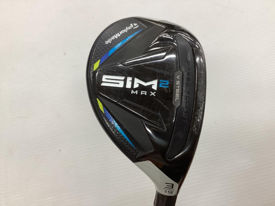 【中古】テーラーメイド SIM2 MAX US ユーティリティ 19° Sフレックス 40.75インチ ヘッドカバーあり Fujikura VENTUS Blue 7 Dランク 右利き用 Taylormade ゴルフクラブ シム2マックス ゴルフドゥ ゴルフ用