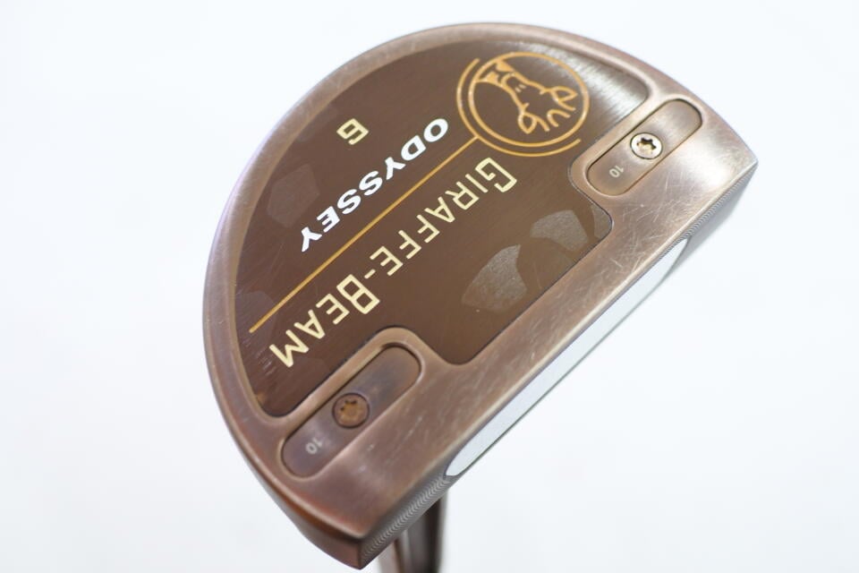 【中古】オデッセイ GIRAFFE-BEAM #6 パター 34.0インチ ヘッドカバーあり オリジナルスチール Cランク 右利き用 ODYSSEY ゴルフクラブ ゴルフドゥ ゴルフ用品 GOLF DO 中古ゴルフクラブ｜ゴルフ ドゥ 中古クラブ店