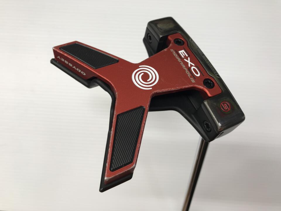 【中古】オデッセイ EXO INDIANAPOLIS S パター 34.0インチ ヘッドカバーあり オリジナルスチール Dランク 右利き用 ODYSSEY ゴルフクラブ ゴルフドゥ ゴルフ用品 GOLF DO 中古ゴルフクラブ