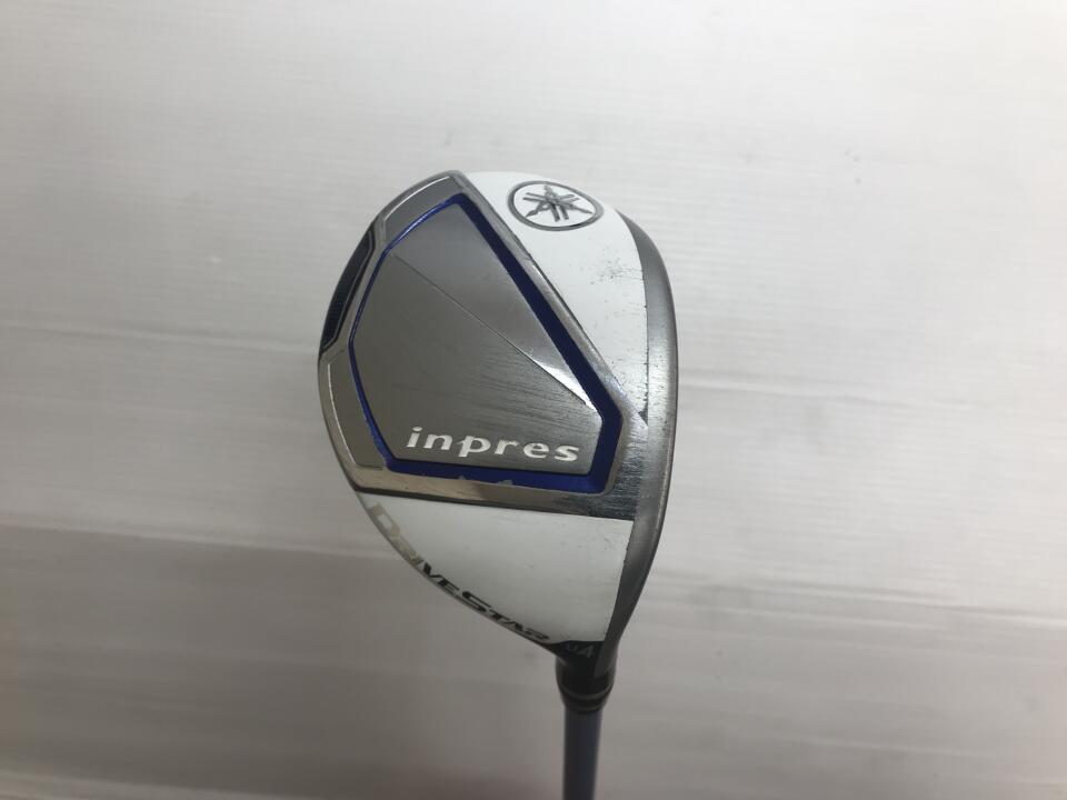【中古】【レディースモデル】ヤマハ inpres DRIVESTAR レディス ユーティリティ 21° Lフレックス 39.75インチ ヘッドカバーあり VANQUISH for YAMAHA LM423u Cランク 右利き用 YAMAHA ゴルフクラブ インプレ