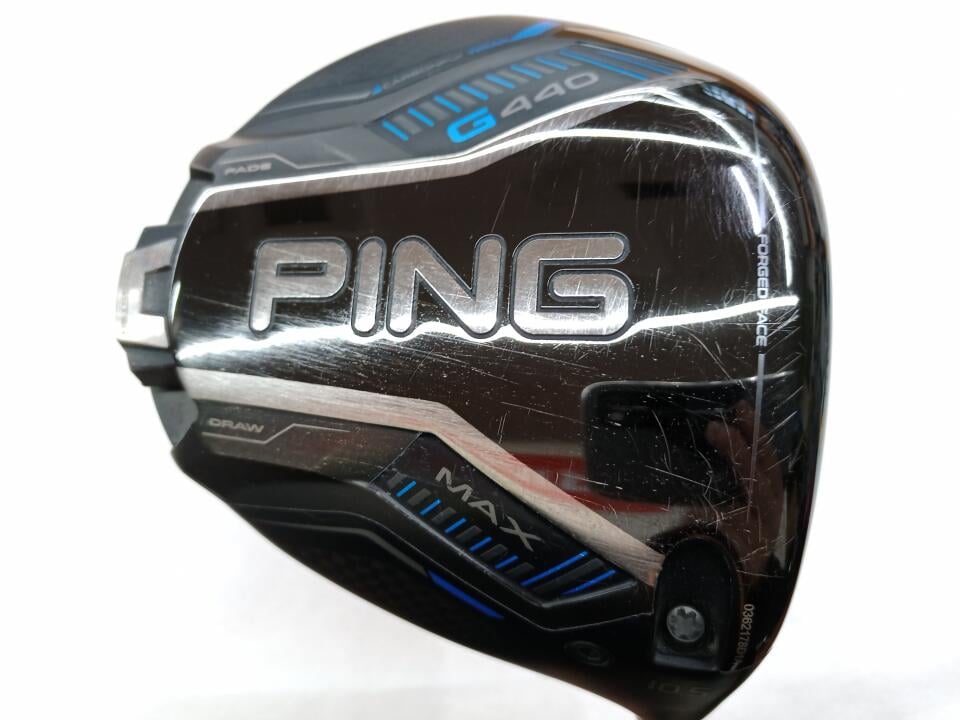 【中古】ピン G440 MAX ドライバー 10.5° Sフレックス 45.25インチ ヘッドカバーあり TOUR 2.0 CHROME 65 Cランク 右利き用 PING ゴルフクラブ G440マックス ゴルフドゥ ゴルフ用品 GOLF DO 中古ゴルフクラ