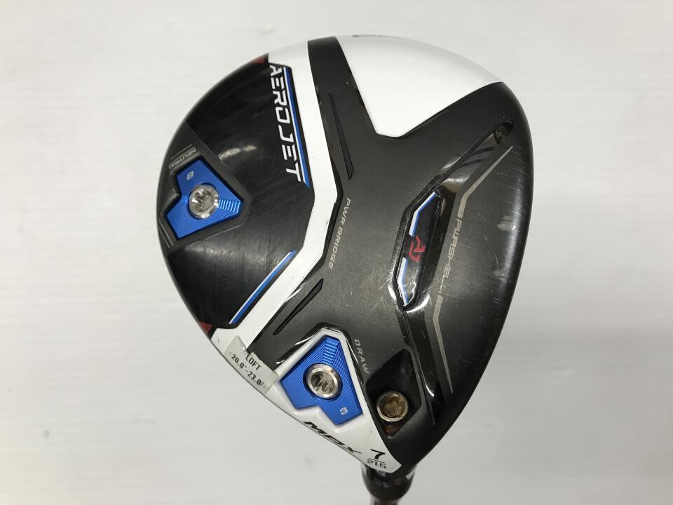 【中古】コブラ AEROJET MAX フェアウェイウッド 7W 21.5° Rフレックス 42.25インチ ヘッドカバーあり SPEEDER NX for Cobra(AEROJET) Dランク 右利き用 COBRA ゴルフクラブ エアロジェットマックス ゴルフド