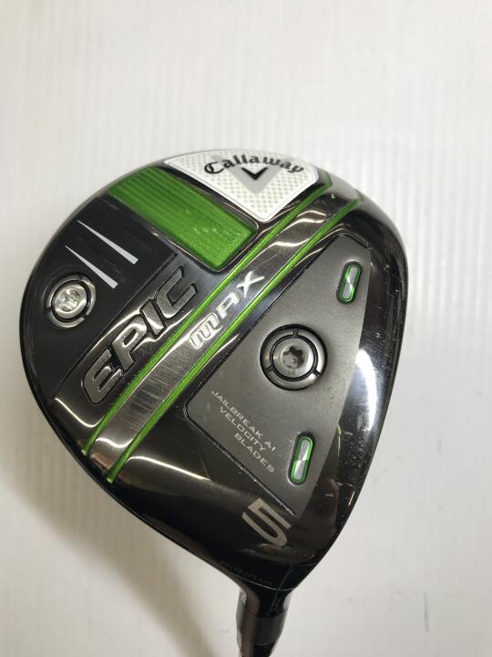【中古】キャロウェイ EPIC MAX フェアウェイウッド 5W 18° SRフレックス 42.5インチ Diamana 40 for Callaway(EPIC MAX) Dランク 右利き用 Callaway ゴルフクラブ エピックマックス ゴルフドゥ ゴルフ用品 GOLF