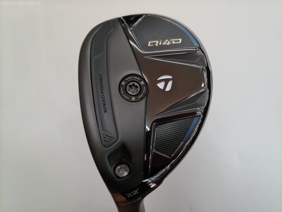 【中古】テーラーメイド Qi4D ユーティリティ 22° Sフレックス 39.75インチ ヘッドカバーあり REAX 75 (Qi4D) Bランク 左利き用 Taylormade ゴルフクラブ ゴルフドゥ ゴルフ用品 GOLF DO 中古ゴルフクラ