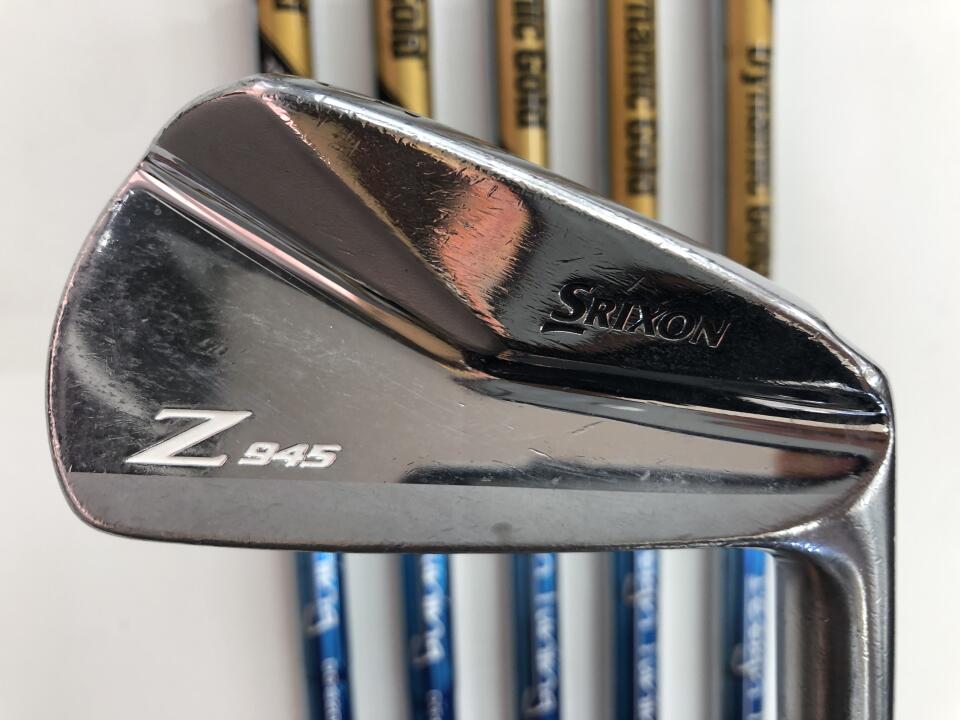 【中古】ダンロップ スリクソン Z945 アイアンセット S200フレックス 38.0インチ ﾀﾞｲﾅﾐｯｸｺﾞｰﾙﾄﾞ ﾂｱｰｲｼｭｰ ﾃﾞｻﾞｲﾝﾁｭｰﾆﾝｸﾞ Dランク 右利き用 DUNLOP ゴルフクラ