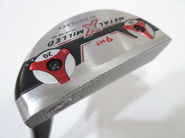 【中古】オデッセイ METAL-X MILLED #9HT パター 32.0インチ オリジナルスチール Dランク 右利き用 ODYSSEY ゴルフクラブ ゴルフドゥ ゴルフ用品 GOLF DO 中古ゴルフクラブ