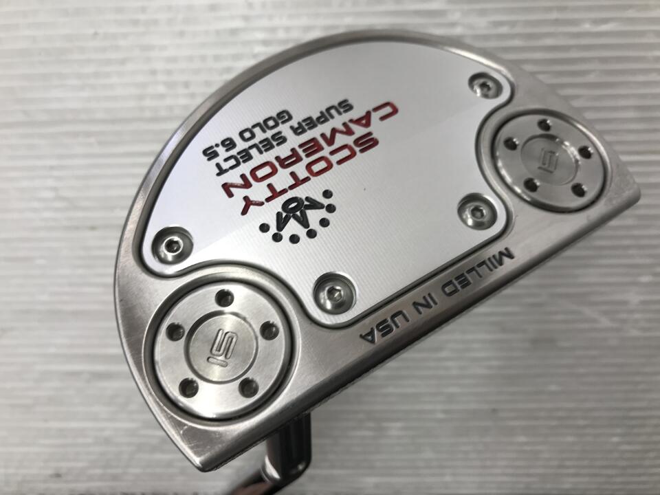 【中古】タイトリスト SC SUPER SELECT GOLO 6.5 パター 33.75インチ オリジナルスチール Cランク 右利き用 Titleist ゴルフクラブ スコッティキャメロン スーパーセレクト ゴーロー ゴルフドゥ ゴルフ