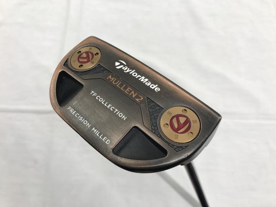 【中古】テーラーメイド TP COLLECTION BLACK COPPER MULLEN 2 パター 33.0インチ オリジナルスチール(SS GTR1.0ｸﾞﾘｯﾌﾟ) Cランク 右利き用 Taylormade ゴルフクラブ ゴルフドゥ ゴルフ用品 GOLF DO 中古ゴ