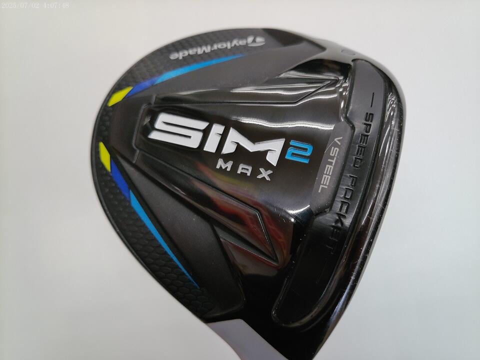 【中古】テーラーメイド SIM2 MAX フェアウェイウッド 5W 18° Sフレックス 42.0インチ ヘッドカバーあり Speeder 569EVOLUTION 7 リシャフト品 Dランク 右利き用 Taylormade ゴルフクラブ シム2マックス ゴ