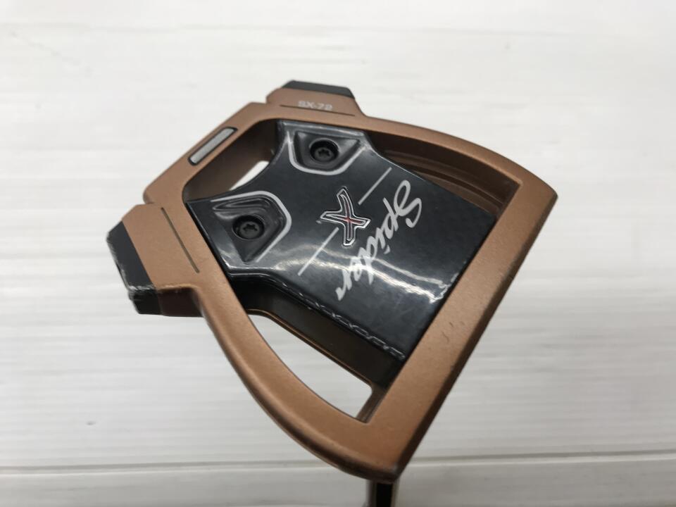 【中古】テーラーメイド Spider X COPPER/WHITE SINGLE BEND パター 33.0インチ ヘッドカバーあり オリジナルスチール Dランク 右利き用 Taylormade ゴルフクラブ ゴルフドゥ ゴルフ用品 GOLF DO 中古ゴルフ