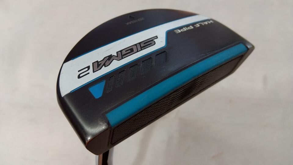 【中古】ピン SIGMA 2 HALF PIPE Stealth パター 34.0インチ ヘッドカバーあり オリジナルスチール(PP60ｸﾞﾘｯﾌﾟ) Dランク 右利き用 PING ゴルフクラブ シグマ2ハーフパイプ ステルス ゴルフドゥ ゴ