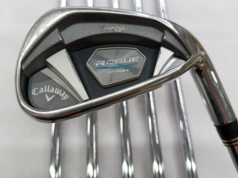 【中古】キャロウェイ ROGUE STAR アイアンセット Rフレックス 38.0インチ NSプロ　Zelos8 リシャフト品 Cランク 右利き用 Callaway ゴルフクラブ ローグスター ゴルフドゥ ゴルフ用品 GOLF DO 中古ゴル｜ゴルフ ドゥ 中古クラブ店
