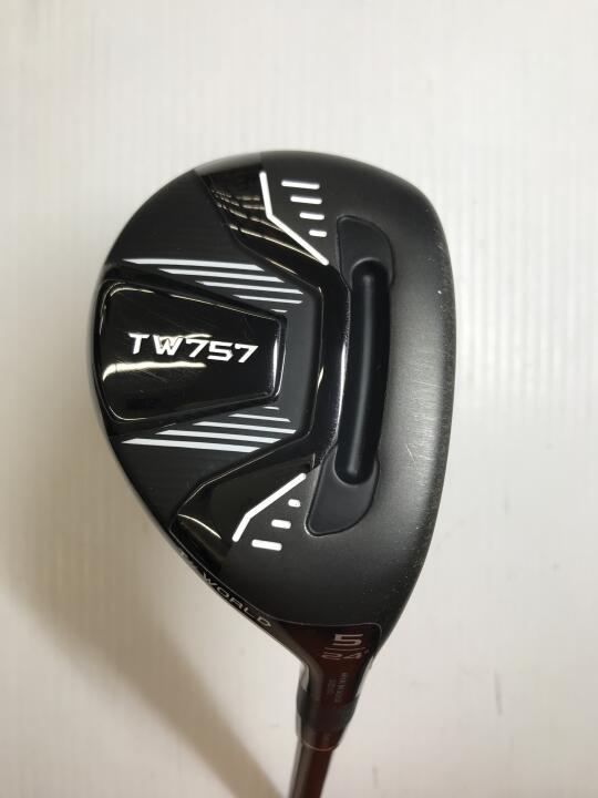 【中古】ホンマゴルフ TOUR WORLD TW757 ユーティリティ 24° Sフレックス 39.5インチ ヘッドカバーあり VIZARD for TW757 50 Cランク 右利き用 ゴルフクラブ ツアーワールド ゴルフドゥ ゴルフ用品 GOLF DO