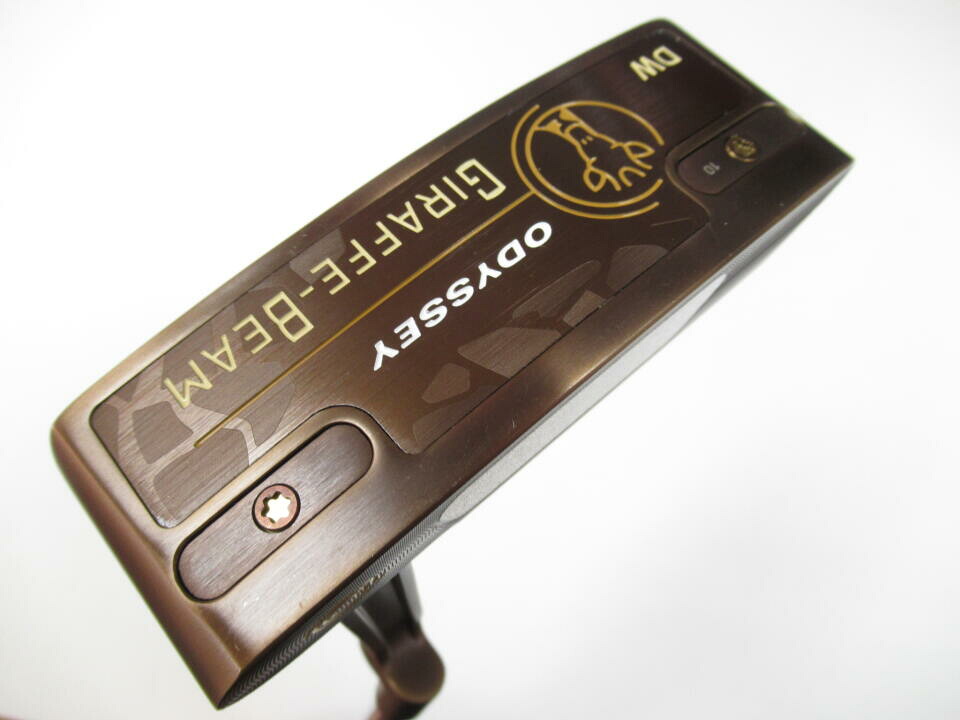 【中古】オデッセイ GIRAFFE-BEAM DOUBLE WIDE パター 34.0インチ ヘッドカバーあり オリジナルスチール Bランク 右利き用 ODYSSEY ゴルフクラブ ゴルフドゥ ゴルフ用品 GOLF DO 中古ゴルフクラブ