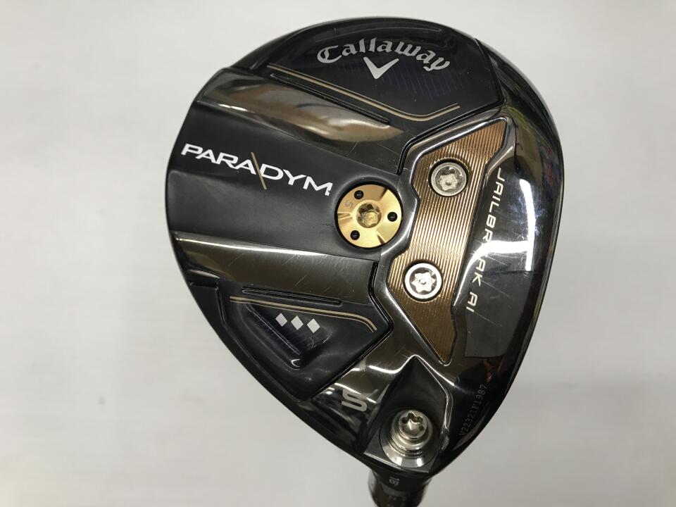 【中古】キャロウェイ PARADYM ◆◆◆ フェアウェイウッド 5W 18° Sフレックス 42.5インチ ヘッドカバーあり SPEEDER NX GREEN 60 Cランク 右利き用 Callaway ゴルフクラブ パラダイム トリプルダイヤモ