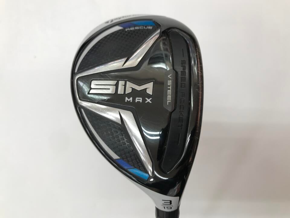 【中古】テーラーメイド SIM MAX ユーティリティ 19° Sフレックス 40.25インチ TENSEI BLUE TM60 Dランク 右利き用 Taylormade ゴルフクラブ シムマックス ゴルフドゥ ゴルフ用品 GOLF DO 中古ゴルフクラブ