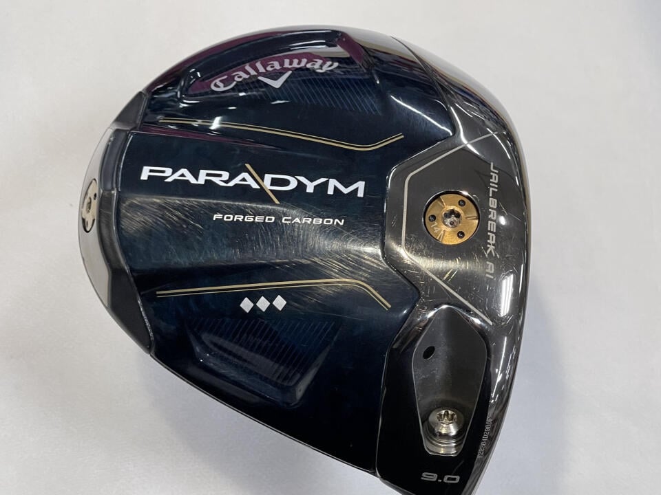 【中古】キャロウェイ PARADYM ◆◆◆ ドライバー 9° Sフレックス 45.25インチ ヘッドカバーあり ツアーAD　GP-6 リシャフト品 Cランク 右利き用 Callaway ゴルフクラブ パラダイム トリプルダイヤ