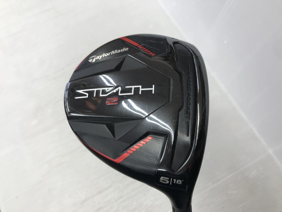 【中古】テーラーメイド STEALTH2 フェアウェイウッド 5W 18&deg; Rフレックス 41.75インチ ヘッドカバーあり VENTUS TR 5 リシャフト品 Cランク 右利き用 Taylormade ゴルフクラブ ステルス2 ゴルフドゥ ゴ｜ゴルフ ドゥ 中古クラブ店