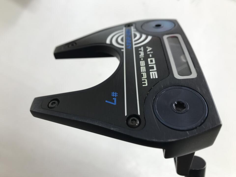 【中古】オデッセイ Ai-ONE TRI-BEAM #7 パター 32.0インチ ヘッドカバーあり オリジナルスチール Cランク 右利き用 ODYSSEY ゴルフクラブ ゴルフドゥ ゴルフ用品 GOLF DO 中古ゴルフクラブ