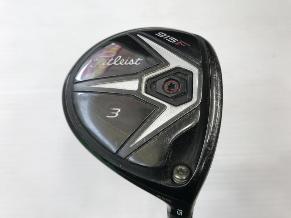 【中古】タイトリスト 915F フェアウェイウッド 3W 15° Sフレックス 43.0インチ タイトリスト スピーダー 515 Cランク 右利き用 Titleist ゴルフクラブ ゴルフドゥ ゴルフ用品 GOLF DO 中古ゴルフクラ