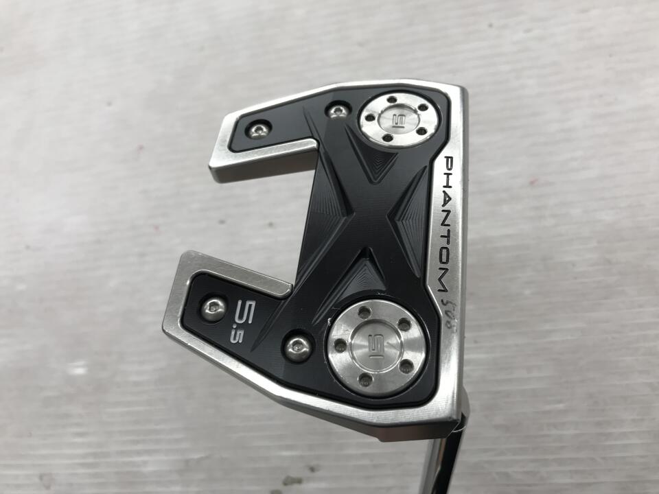【中古】タイトリスト SC PHANTOM X 5.5 2022 パター 34.0インチ ヘッドカバーあり オリジナルスチール Cランク 右利き用 Titleist ゴルフクラブ スコッティキャメロン ファントムエックス ゴルフド