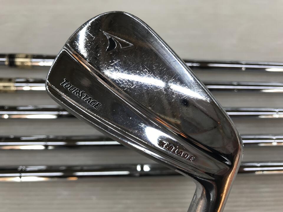 【中古】【訳あり】ブリヂストン ツアーステージ X-ブレード (2005) アイアンセット S200フレックス 37.5インチ ダイナミックゴールド Cランク 右利き用 BRIDGESTONE ゴルフクラブ ゴルフドゥ ゴル|ゴルフ ドゥ 中古クラブ店