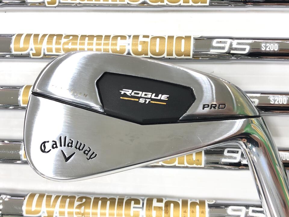 【中古】キャロウェイ ROGUE ST PRO アイアンセット 23.5° S200フレックス 38.0インチ ダイナミックゴールド 95 Dランク 右利き用 Callaway ゴルフクラブ ローグSTプロ ゴルフドゥ ゴルフ用品 GOLF DO 中
