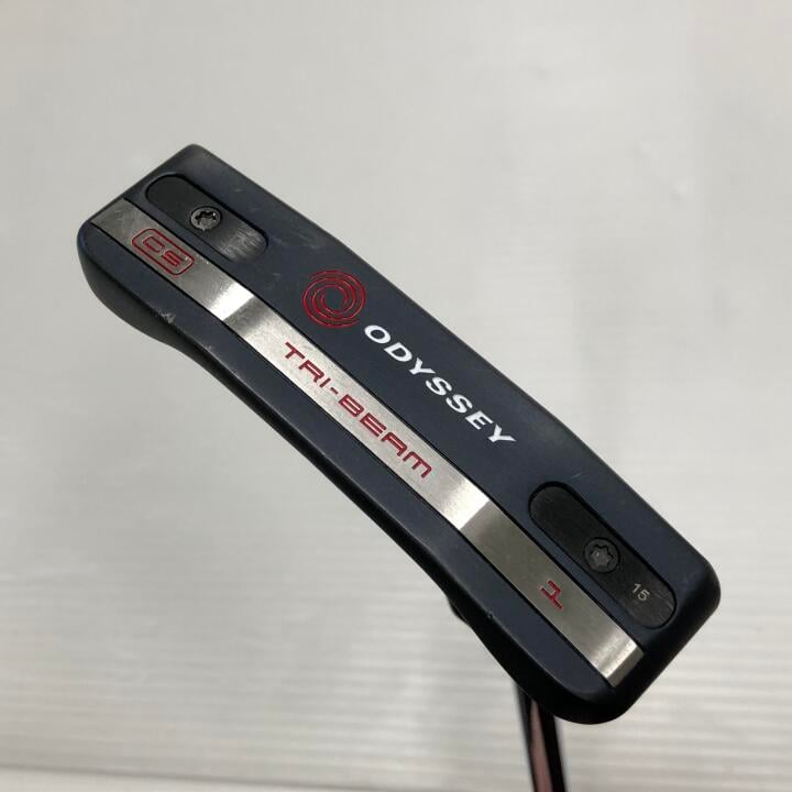 【中古】オデッセイ TRI-BEAM #1 CS パター 34.0インチ ヘッドカバーあり STROKE LAB 70C RED Cランク 右利き用 ODYSSEY ゴルフクラブ ゴルフドゥ ゴルフ用品 GOLF DO 中古ゴルフクラブ