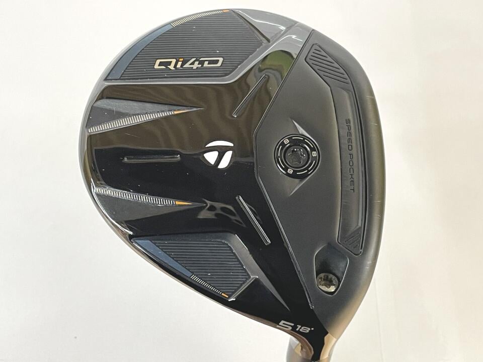 【中古】テーラーメイド Qi4D フェアウェイウッド 5W 18° SRフレックス 42.0インチ Diamana　WB　63 リシャフト品 Cランク 右利き用 Taylormade ゴルフクラブ ゴルフドゥ ゴルフ用品 GOLF DO 中古ゴルフ