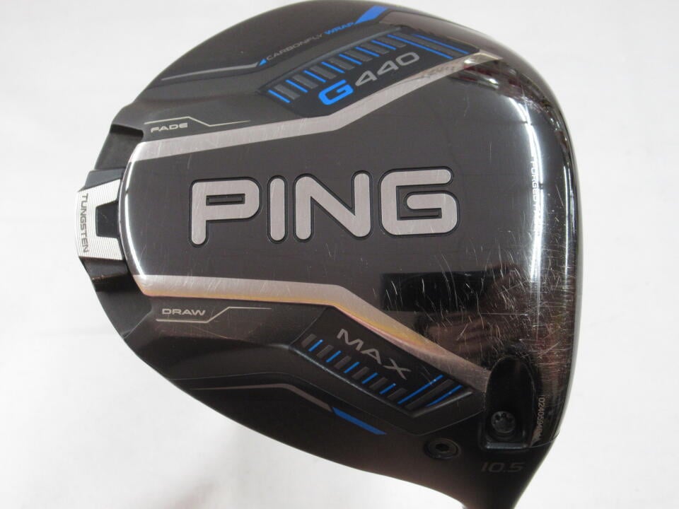 【中古】ピン G440 MAX ドライバー 10.5° Sフレックス 45.25インチ ヘッドカバーあり TOUR 2.0 CHROME 65 Cランク 右利き用 PING ゴルフクラブ G440マックス ゴルフドゥ ゴルフ用品 GOLF DO 中古ゴルフクラ