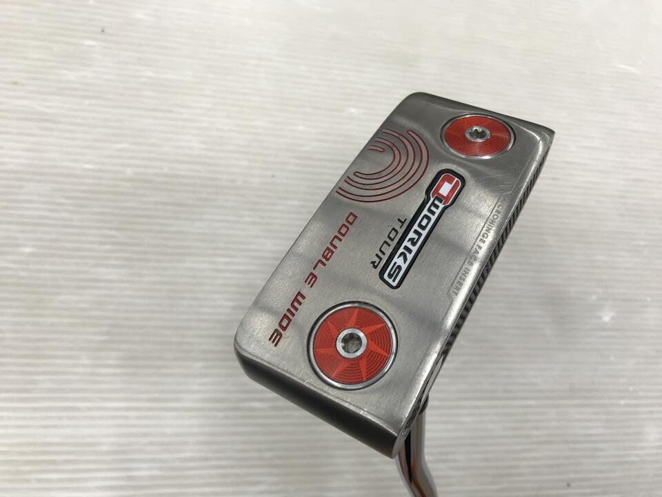 【中古】オデッセイ O-WORKS TOUR DOUBLE WIDE シルバー パター 34.0インチ オリジナルスチール Dランク 右利き用 ODYSSEY ゴルフクラブ ゴルフドゥ ゴルフ用品 GOLF DO 中古ゴルフクラブ｜ゴルフ ドゥ 中古クラブ店