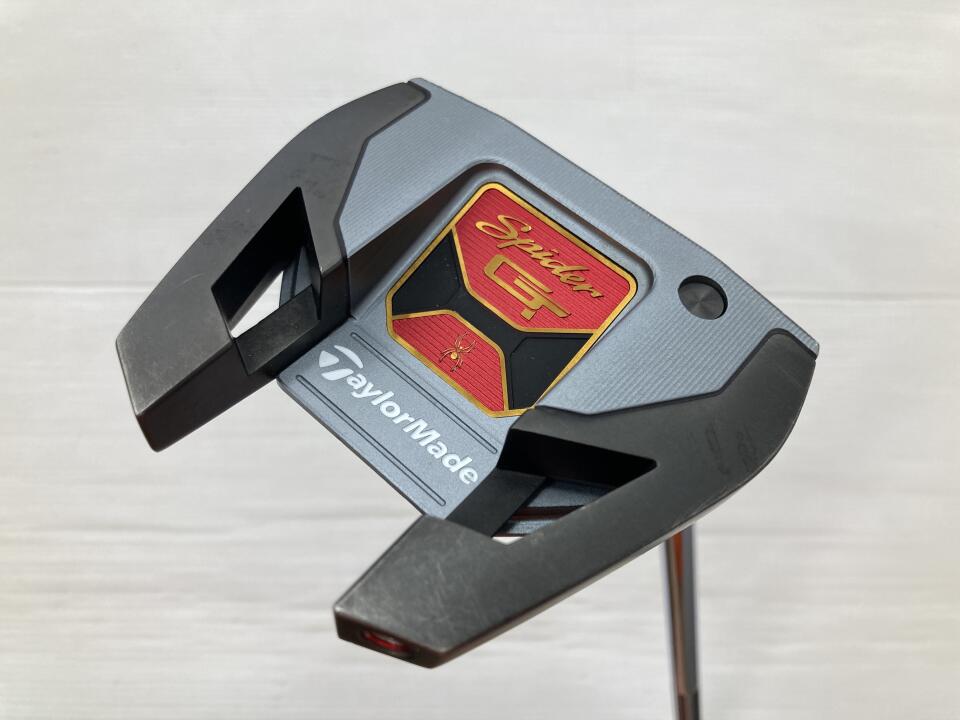 【中古】テーラーメイド Spider GT SILVER SMALL SLANT パター 34.0インチ ヘッドカバーあり オリジナルスチール Cランク 右利き用 Taylormade ゴルフクラブ ゴルフドゥ ゴルフ用品 GOLF DO 中古ゴルフクラ
