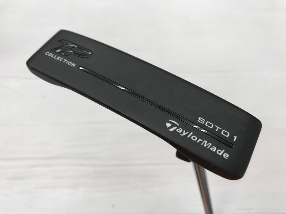 【中古】テーラーメイド TP COLLECTION BLACK SOTO 1 パター 34.0インチ ヘッドカバーあり オリジナルスチール Cランク 右利き用 Taylormade ゴルフクラブ ゴルフドゥ ゴルフ用品 GOLF DO 中古ゴルフクラ