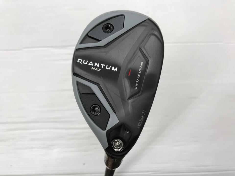 【中古】キャロウェイ QUANTUM MAX ユーティリティ 21&deg; SRフレックス 40.0インチ ヘッドカバーあり ATHLEMAX 60 for Callaway Cランク 右利き用 Callaway ゴルフクラブ クオンタムマックス ゴルフドゥ ゴル｜ゴルフ ドゥ 中古クラブ店